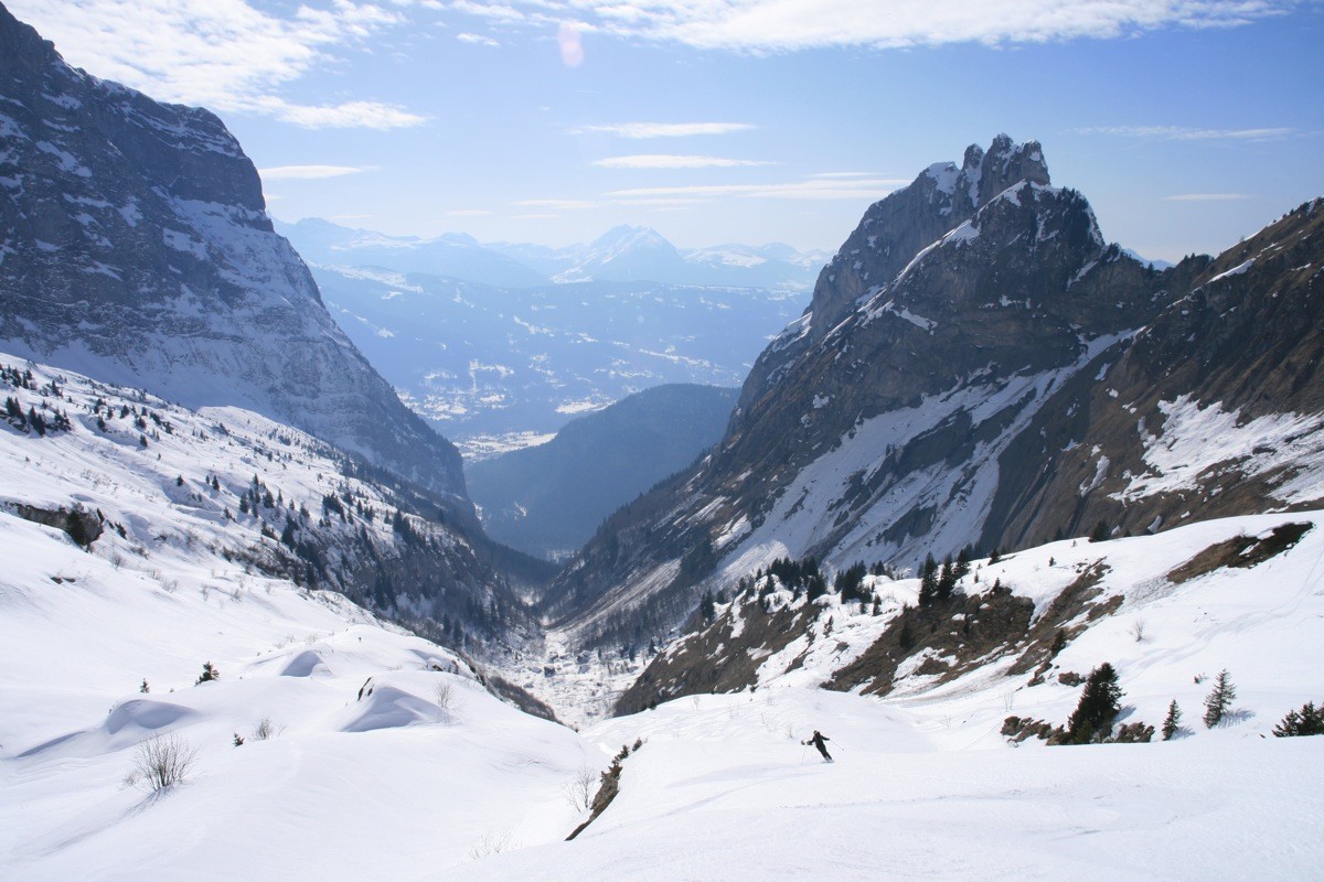 Descente sur les Barmes