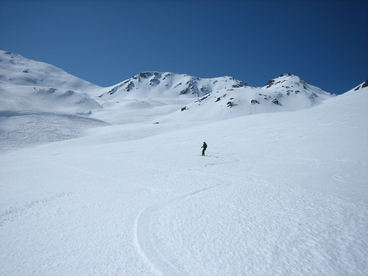Descente sous la Tête de Cordillaz