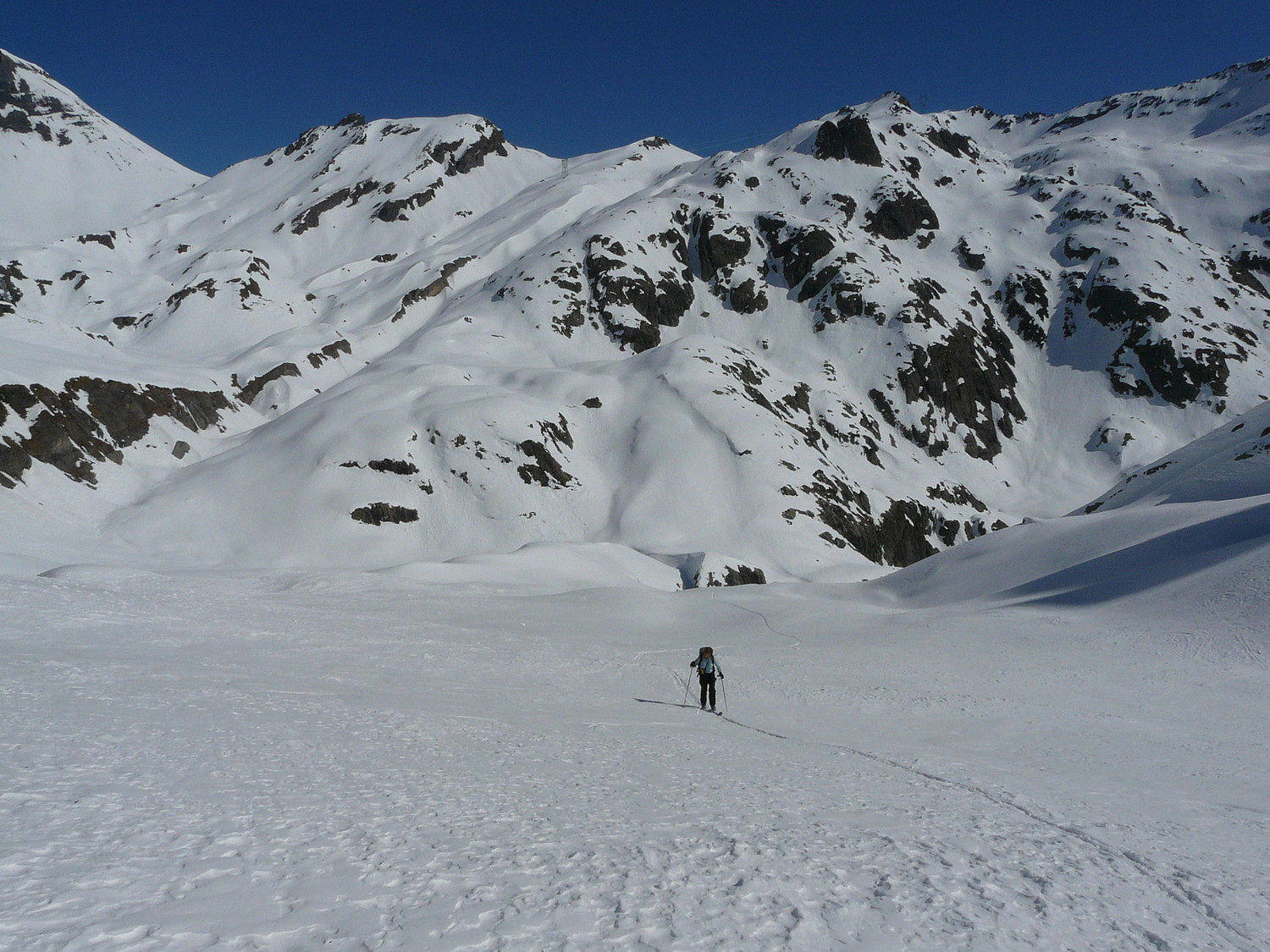 La montée sur le glacier de Tré les Eaux