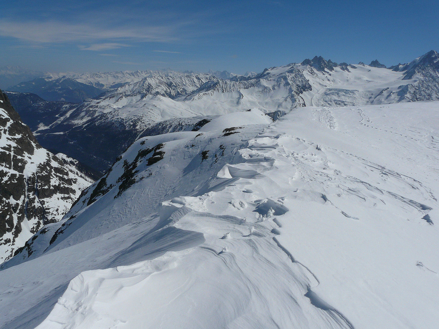 Le passage des Tours du Buet et le Mont Oreb
