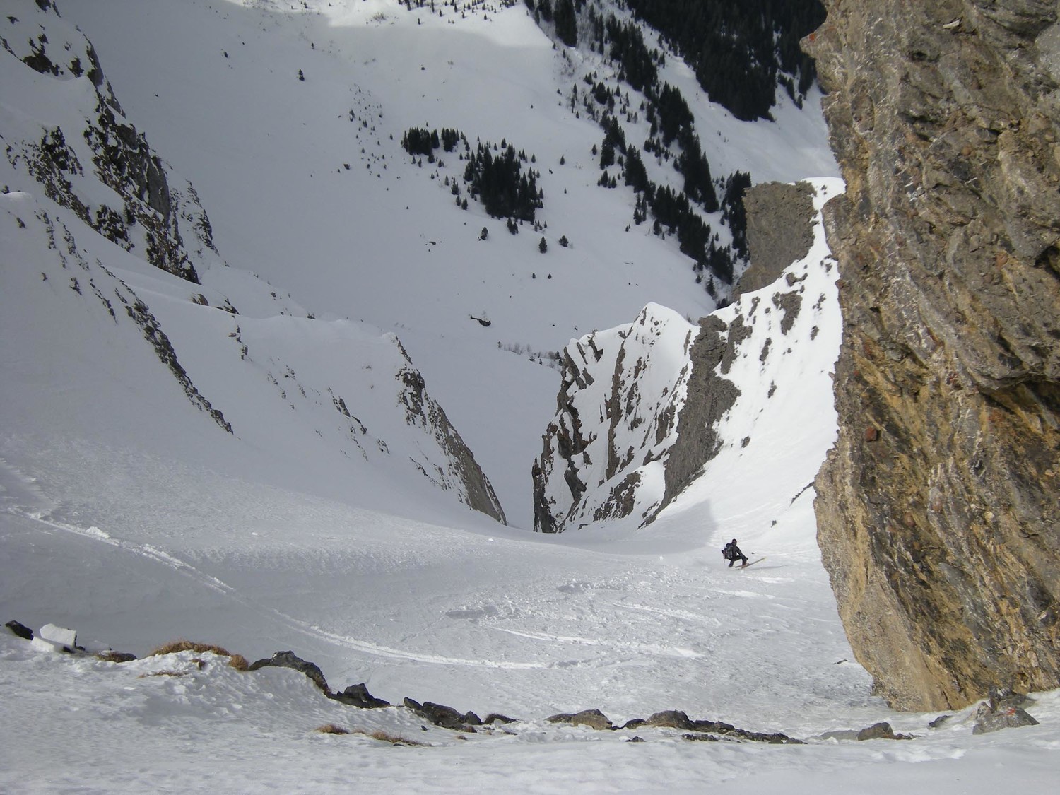 Couloir de la Chaire. Partie du haut du couloir.