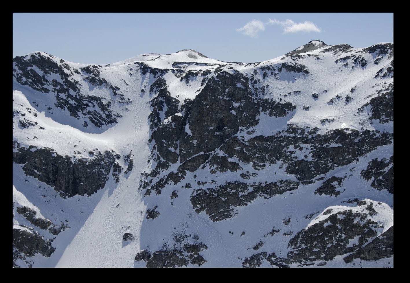 Le couloir Nord de la Grande Lauzière