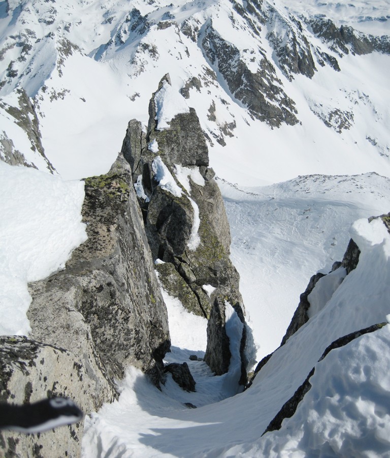 Combe de Valdeserta sur le versant italien du Gross Schinhorn