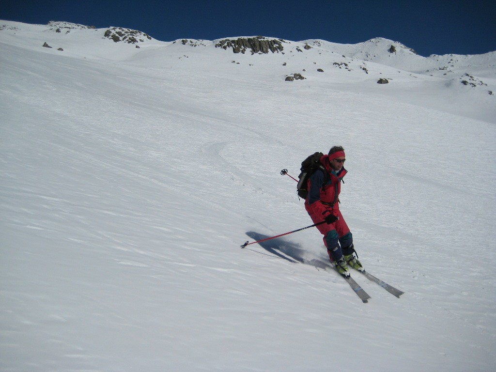 Pierre à la descente sur le Geisspfadsee