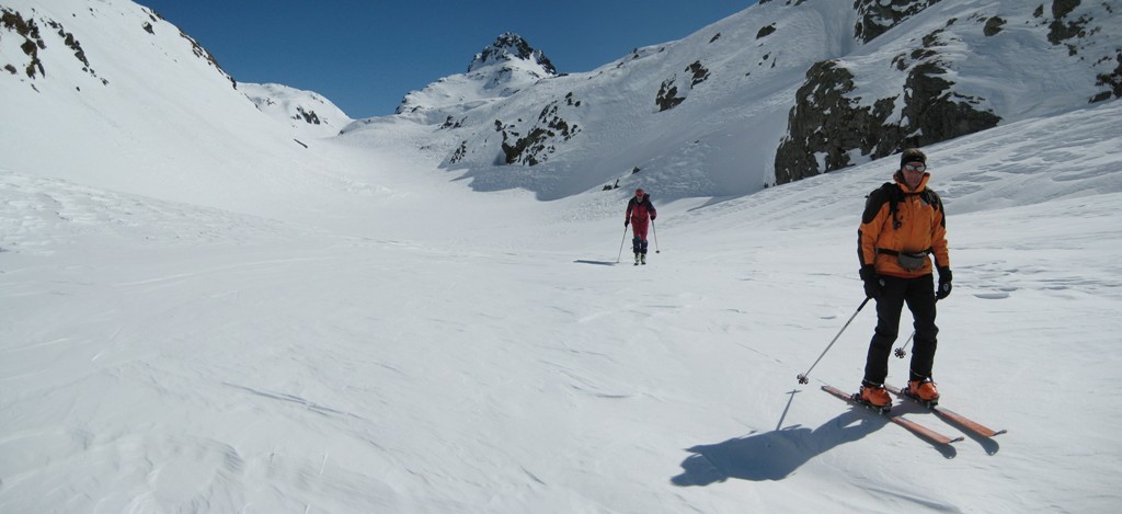 Descente de la combe sous le Geisspfadsee