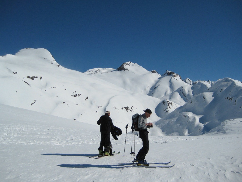 Holzjihorn et Ober Rappehorn vus du Gandhorn