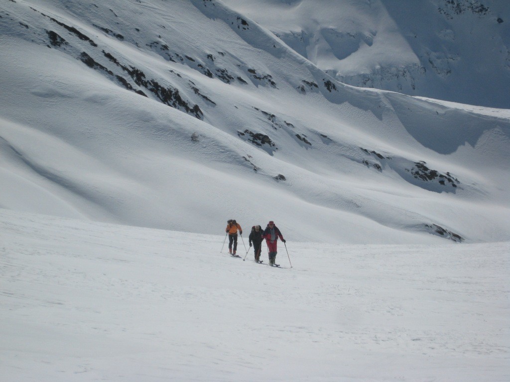 Pentes supérieures du Fäldbach, au pied du Fäldbachgletscher