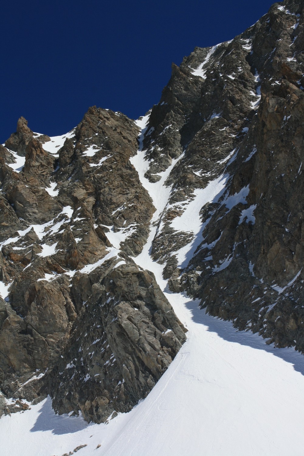 Le couloir W du Flambeau des Ecrins