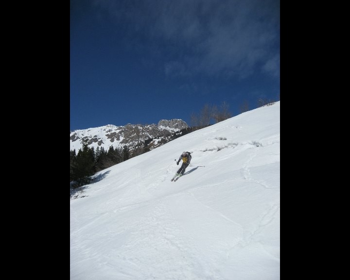 Descente finale dans le vallon de la Torneresse