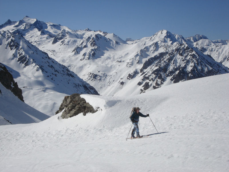 Montée à Pene Blanque