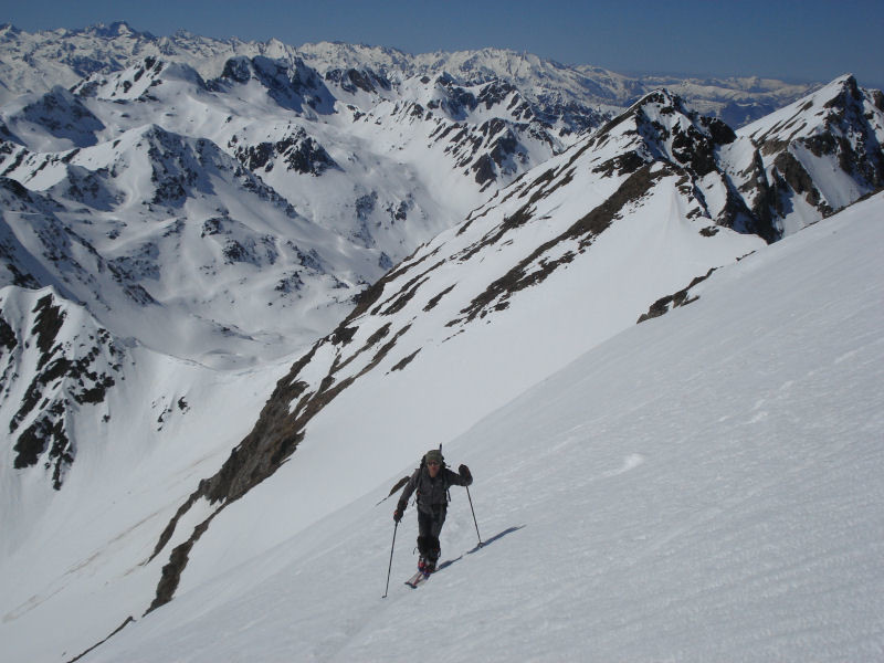 Montée finale à Pene Blanque