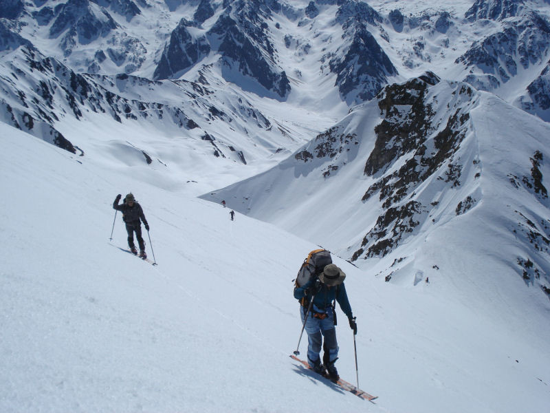 Montée finale à Pene Blanque