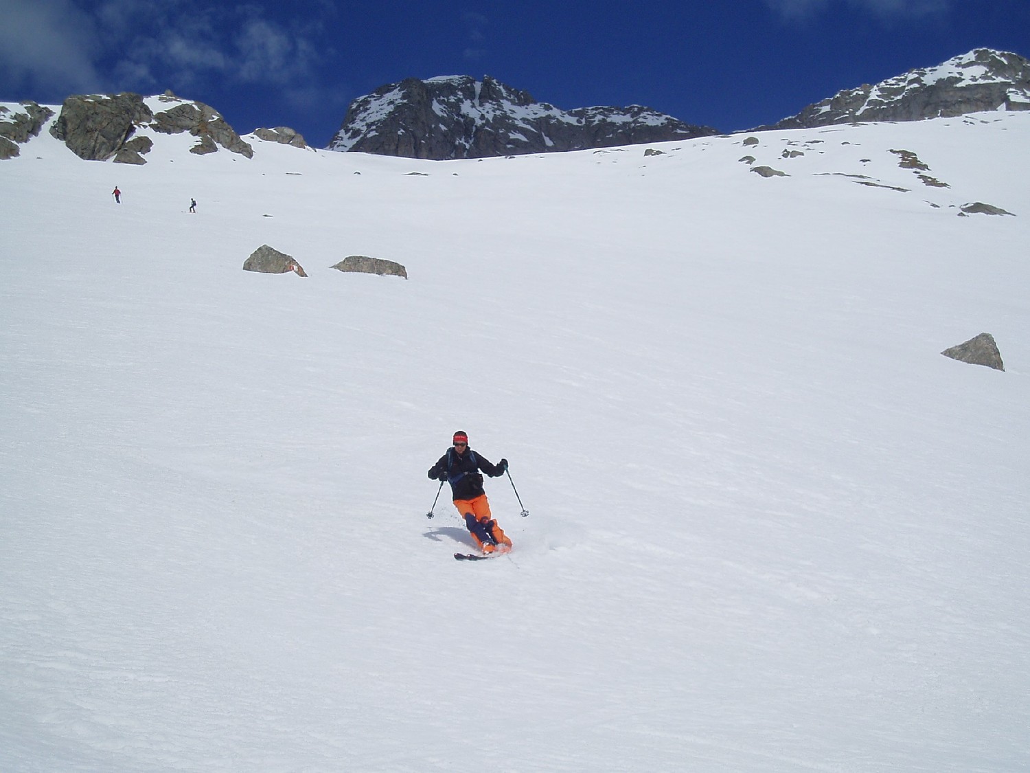 Gio' in azione ai piedi del Ligoncio