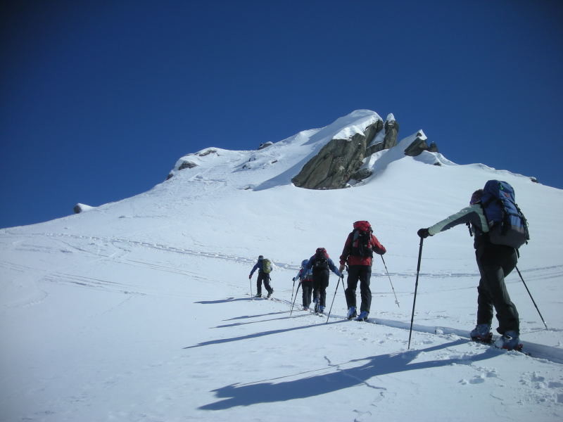 Juste sous le sommet du Mittahorn, pt 2542