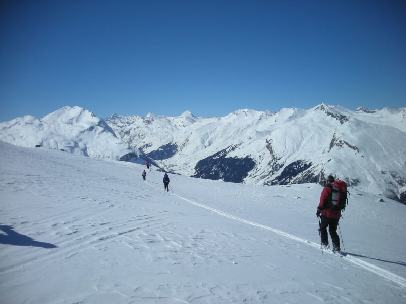 Descente du Mittaghorn
