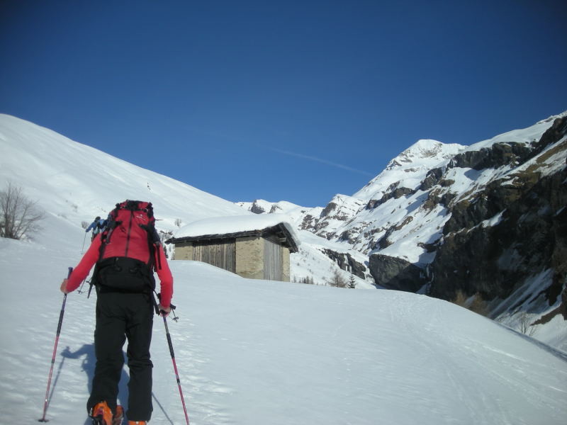 En montant au Schollenhorn, à Stutzalp