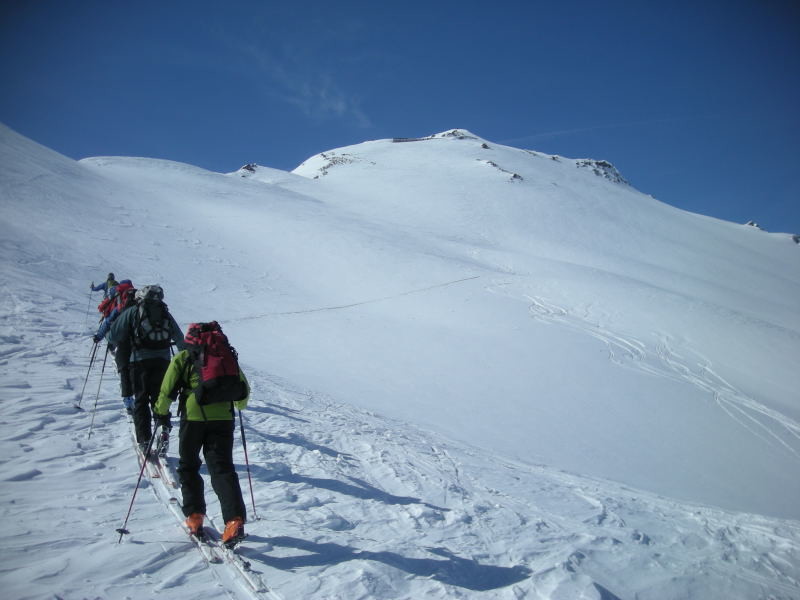 Sous le sommet du Schollenhorn