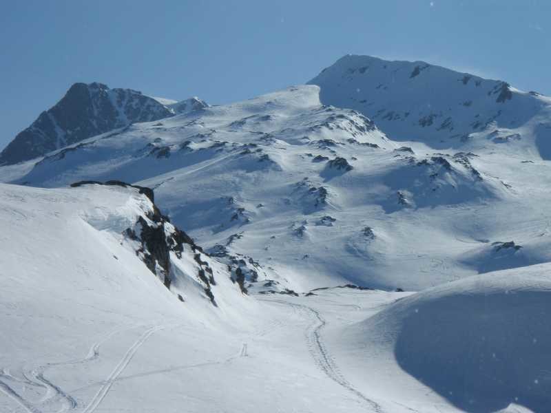 Aiguille de Laisse, vue d'en bas