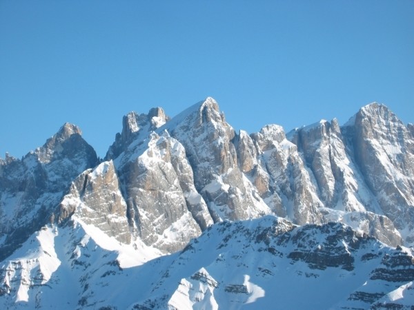 Il Mulaz visto dal Col Margherita.