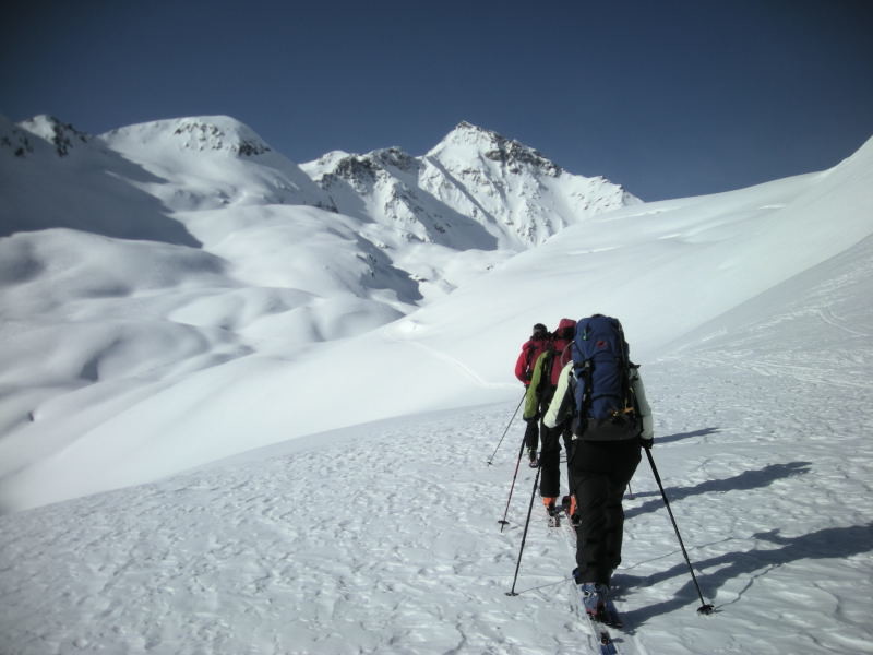 Montée au Pizzo Tambo