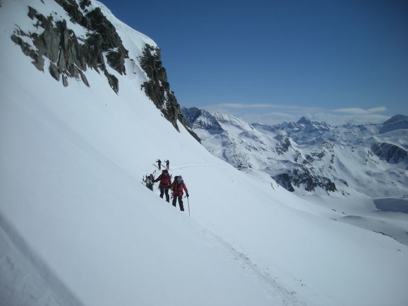 Montée au Pizzo Tambo