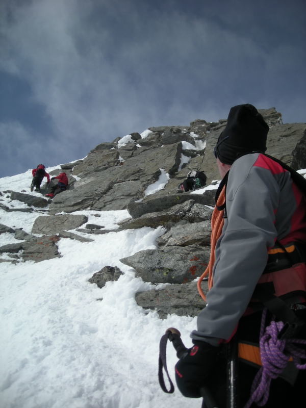 Montée au Pizzo Tambo