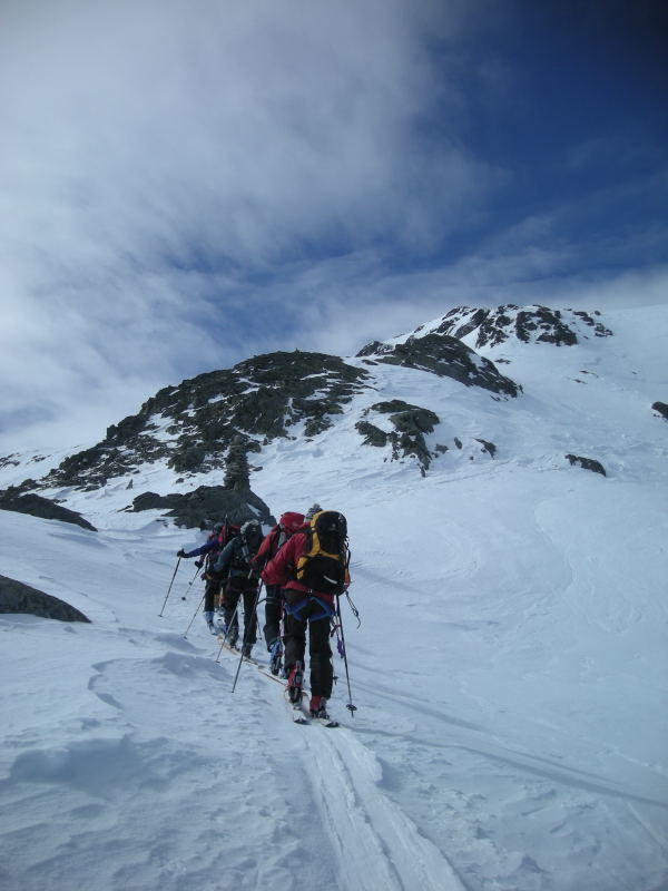 Montée au Pizzo Tambo
