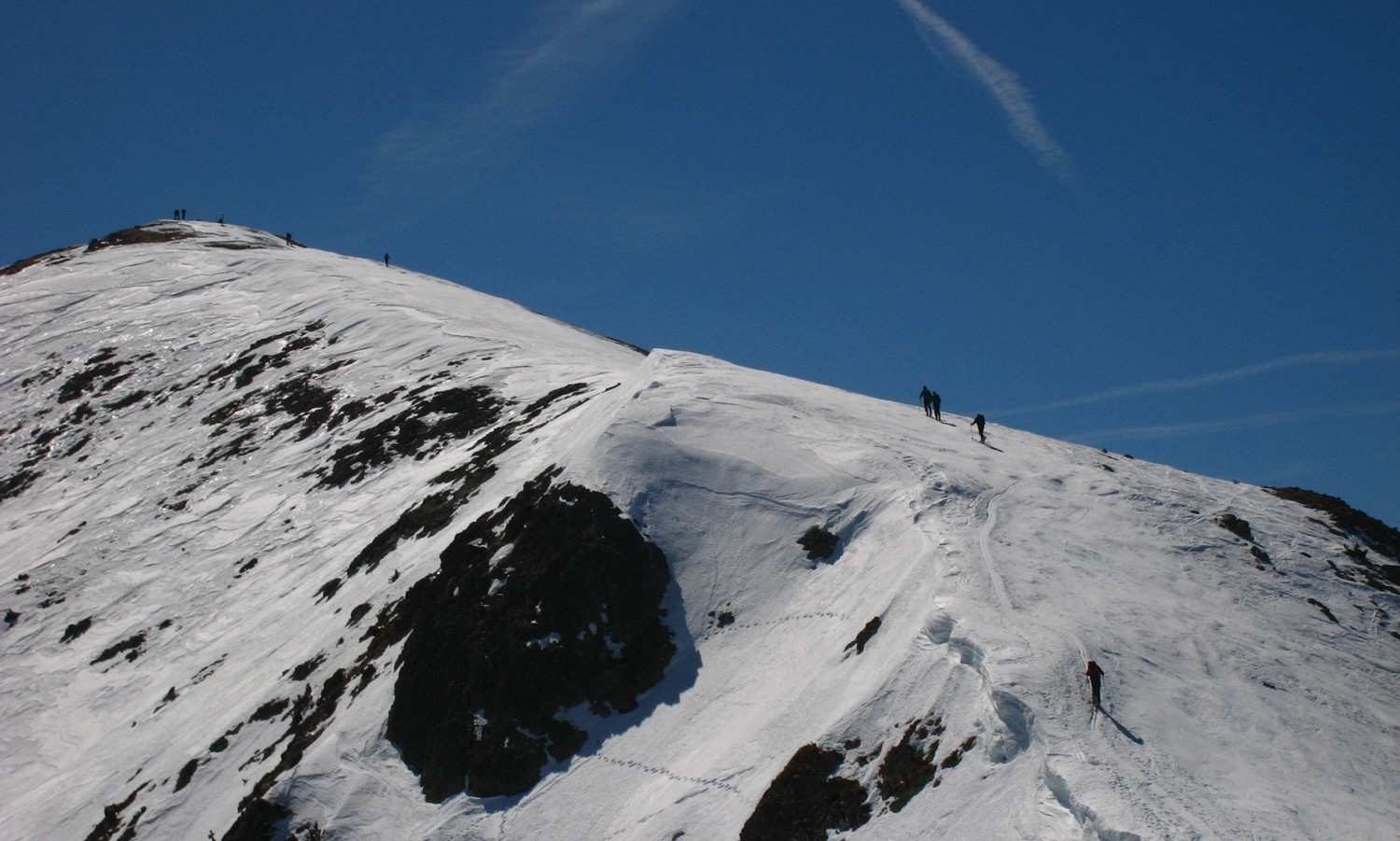 arête sommitale N du Tabor