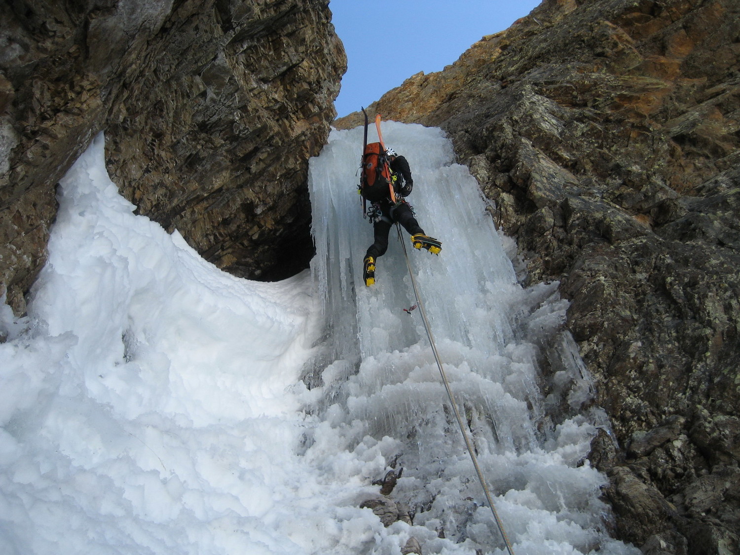 Le deuxième ressaut de glace