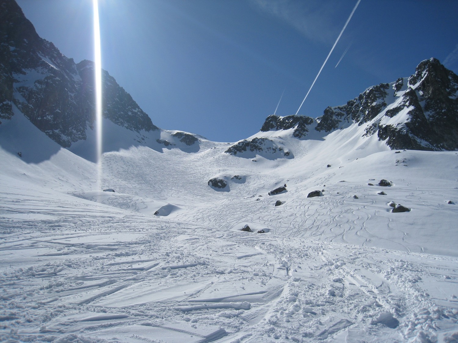 Le Col du Mouchillon, versant N