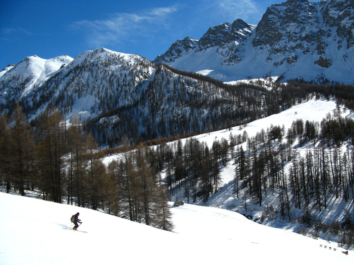 Descente finale du Grand Queyras