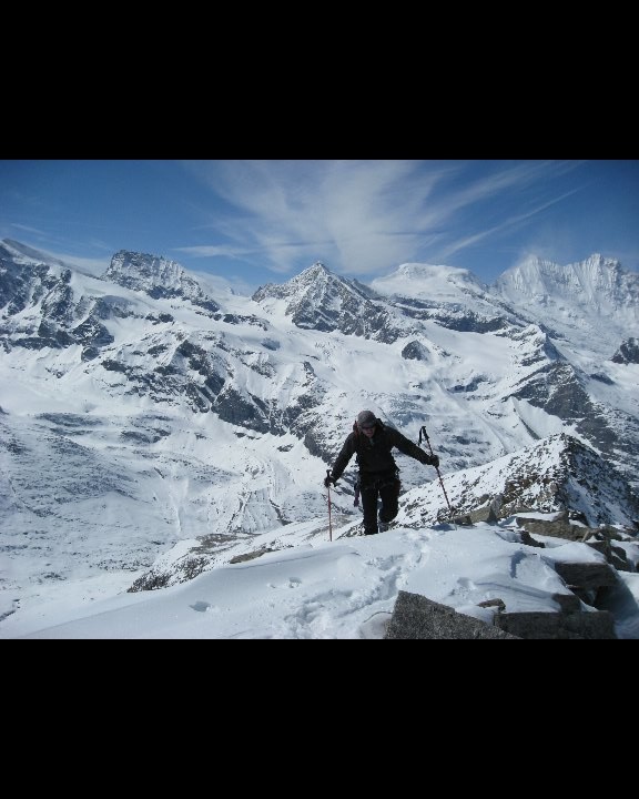 Arrivée au sommet du Stellihorn