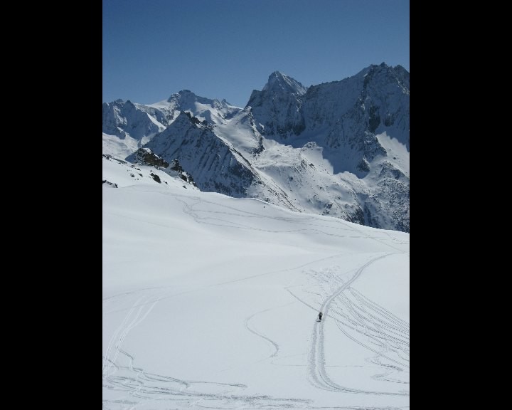 A l'abord du glacier à la Pte de Vouasson