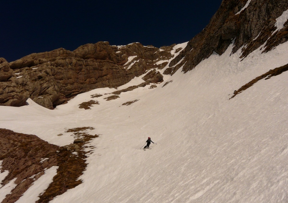 Descente du Ravin du Pierroux