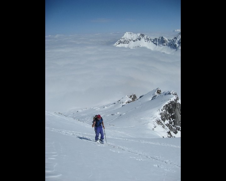 Arrivée au sommet du Gstellihorn