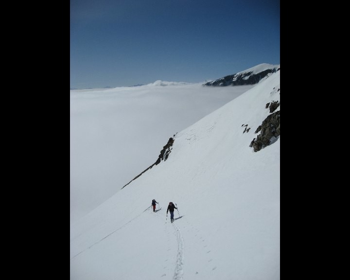 Pente Sud à la Loicherspitza