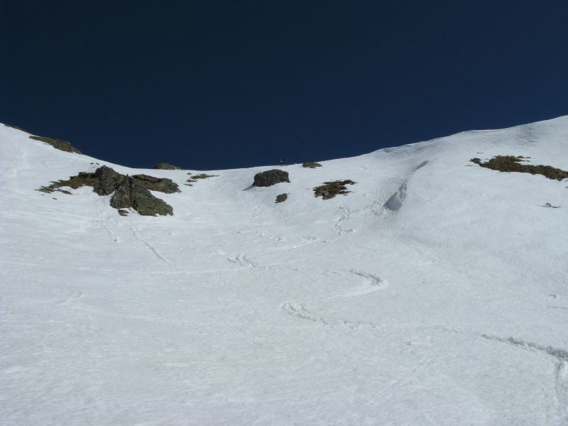 Monte Ponteranica: il ripido tratto finale.