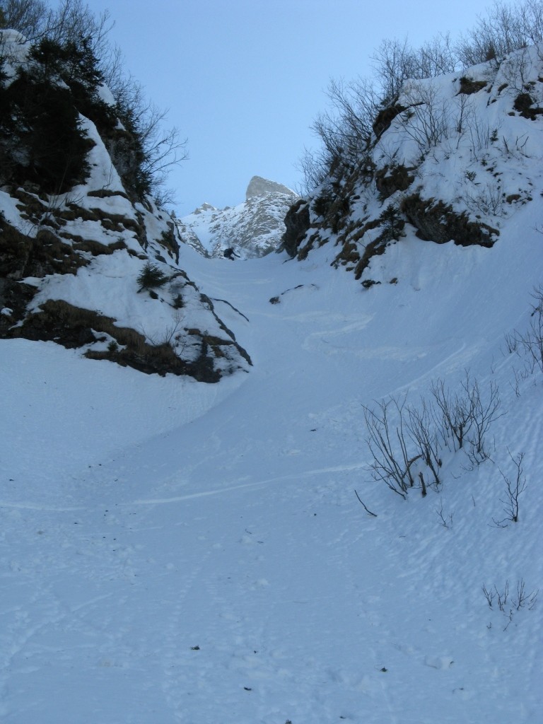 Partie inférieure du Ravin des Nex: Bon remplissage !