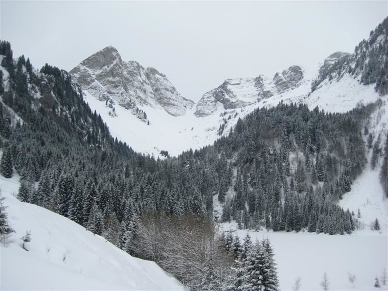 Vue du lac des Plagnes
