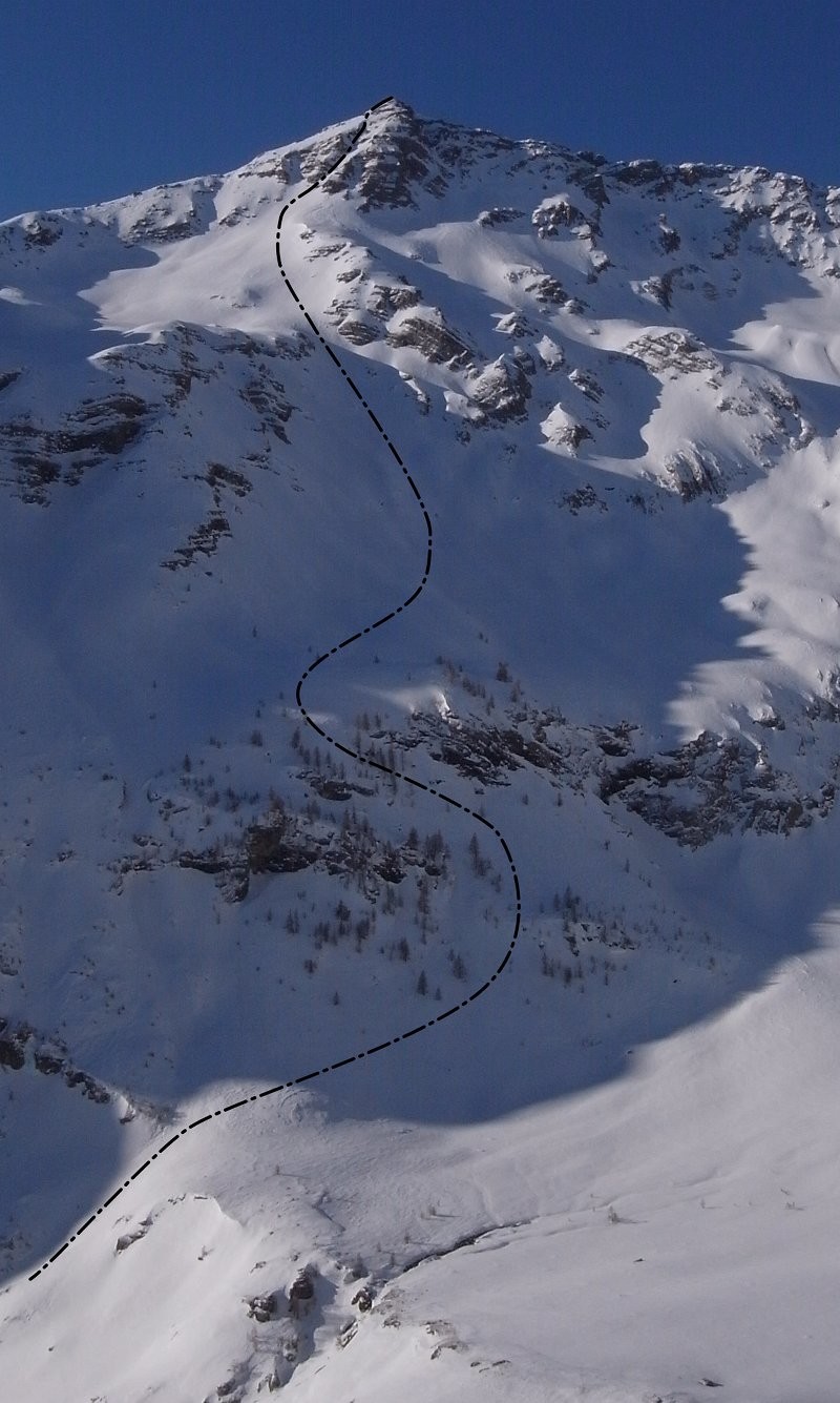 Couloir NE et face N du Grand Pinier