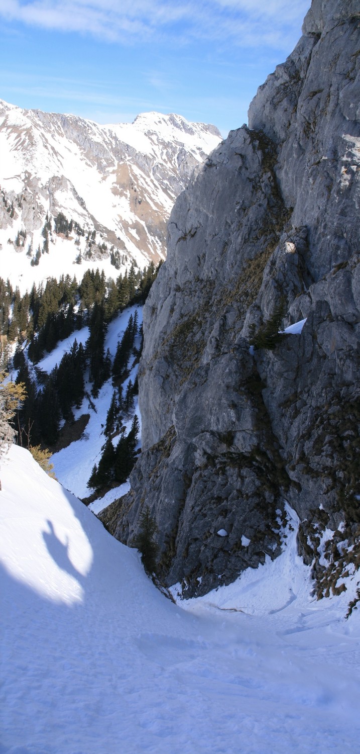 Haut du couloir de l'Anguille