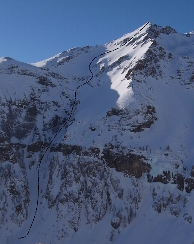 Face N de la Tête de Serre Eyraut