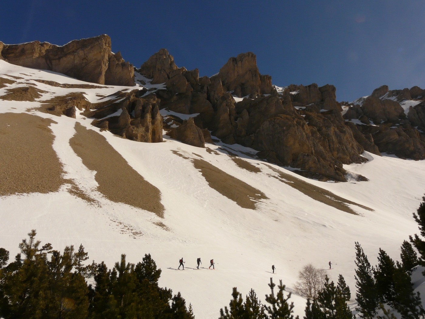 Combe de la Cluse - sous les contreforts de la tête de Pied Gros