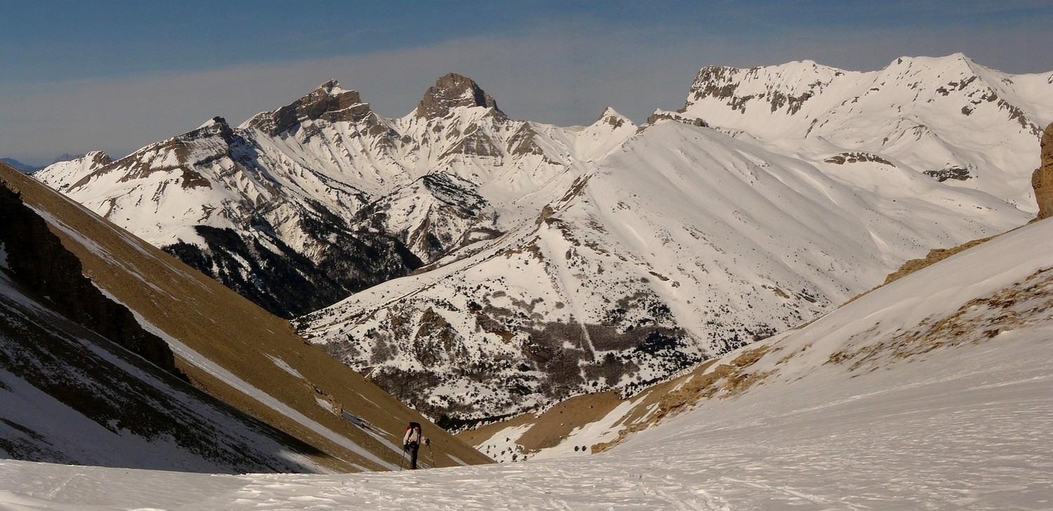 Combe de la cluse -vue panoramique à la montée