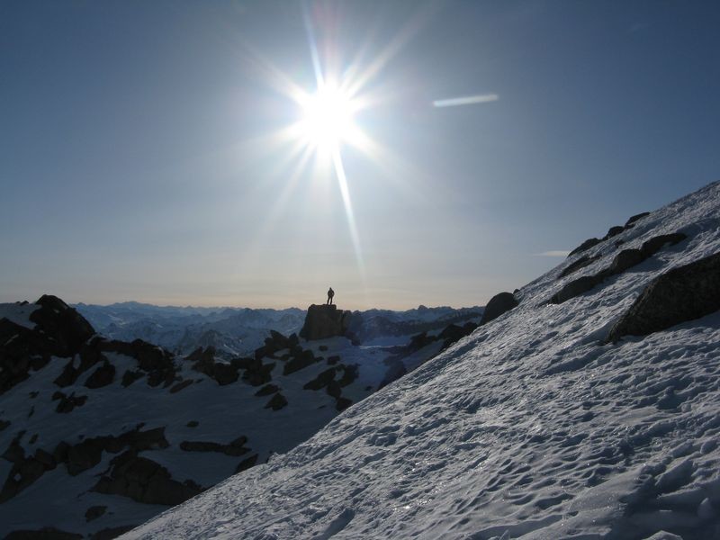 Fabrice fait de l'escalade