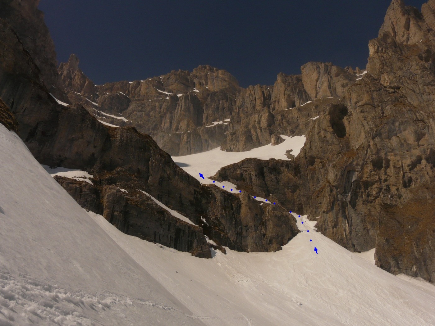 Passage de la cascade de la Fuvelle