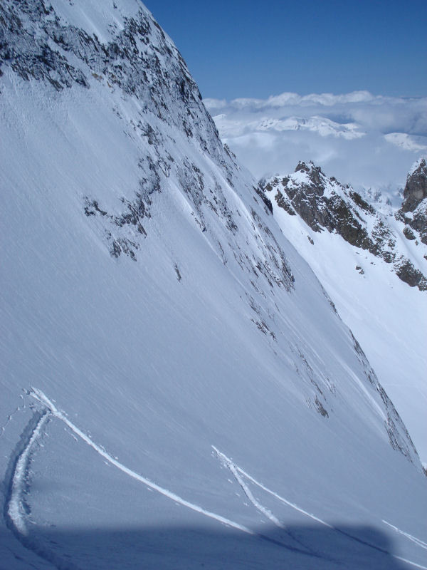 Dans le couloir N du Petit Arbizon