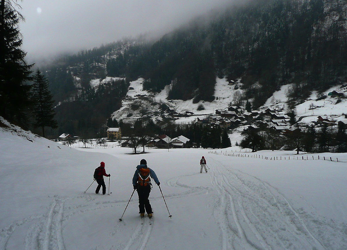 Derniers virages au dessous de Leoutre (870m !)