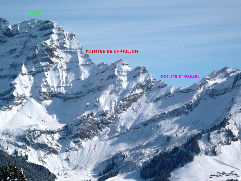 Quelques itinéraires du Culan et de ses satellites W
