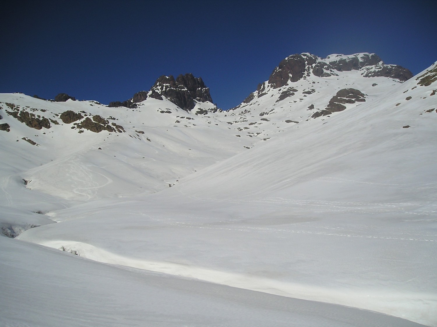 En arrière Tafunatu, col des Maures et Paglia Orba.
